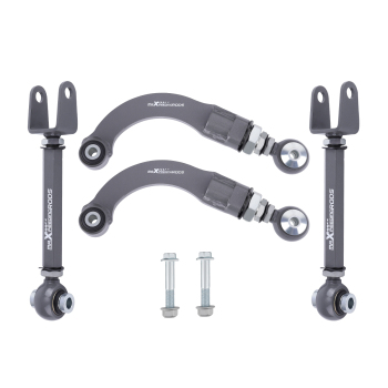 4pcs Adjustable Rear Camber Toe Arms Kit LeftRight For 2015-2023 compatible for Ford Mustang