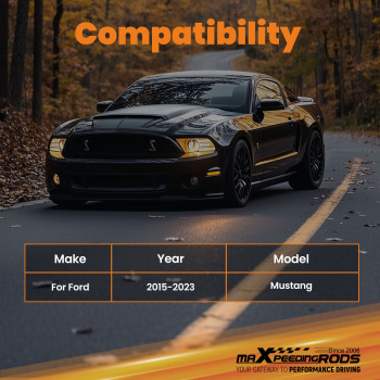 2pcs Adjustable Rear Toe Control Arms Left Right For 2015-2023 compatible for Ford Mustang S550