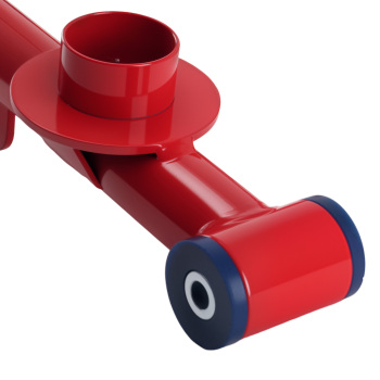 Compatible for Ford Mustang 79-04 Upper Lower Rear Tubular Control Arms w/ Hardware 4pcs suspension arms