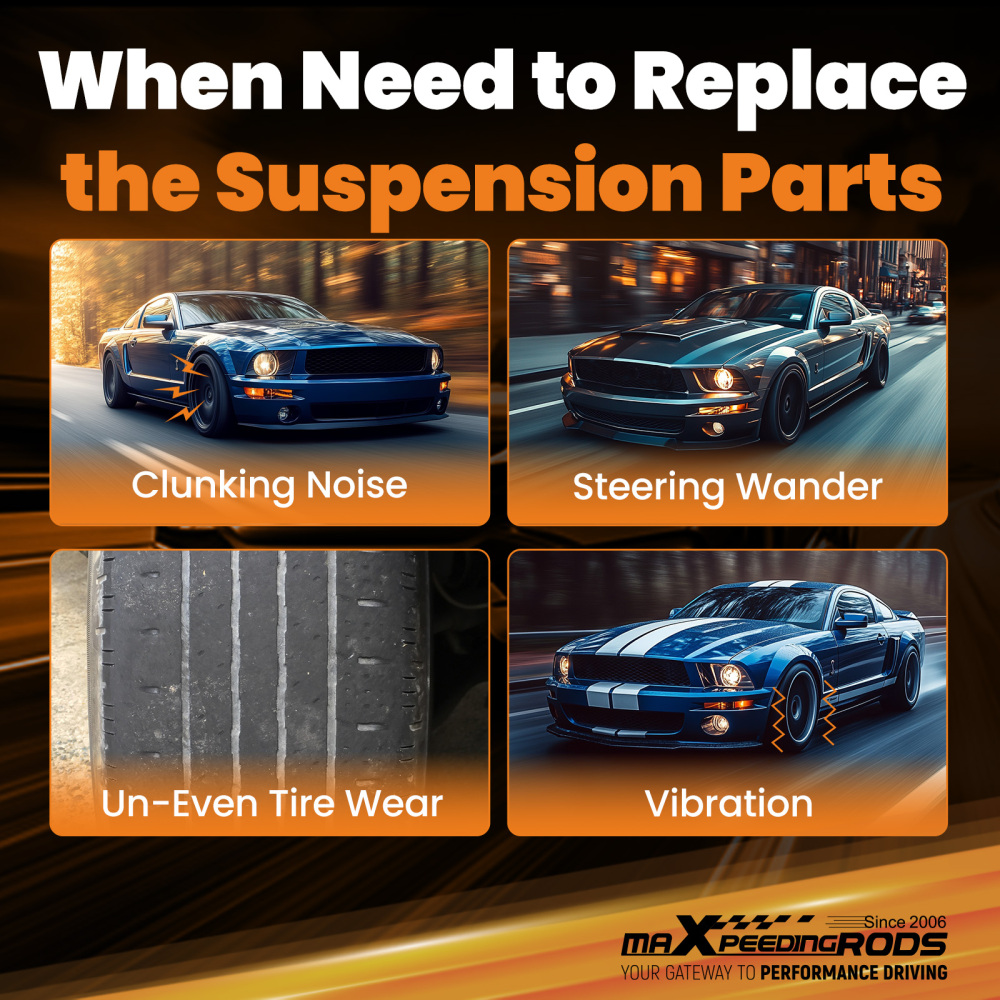 Tubular Upper Lower Rear Control Arm Kit compatible for Ford Mustang 79-04 compatible for Mercury Capri 86