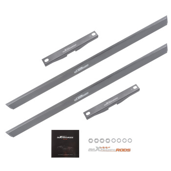 45 12 Gauge Square Subframe Connectors Weld In for 1979-04 compatible for Ford Mustang Cobra