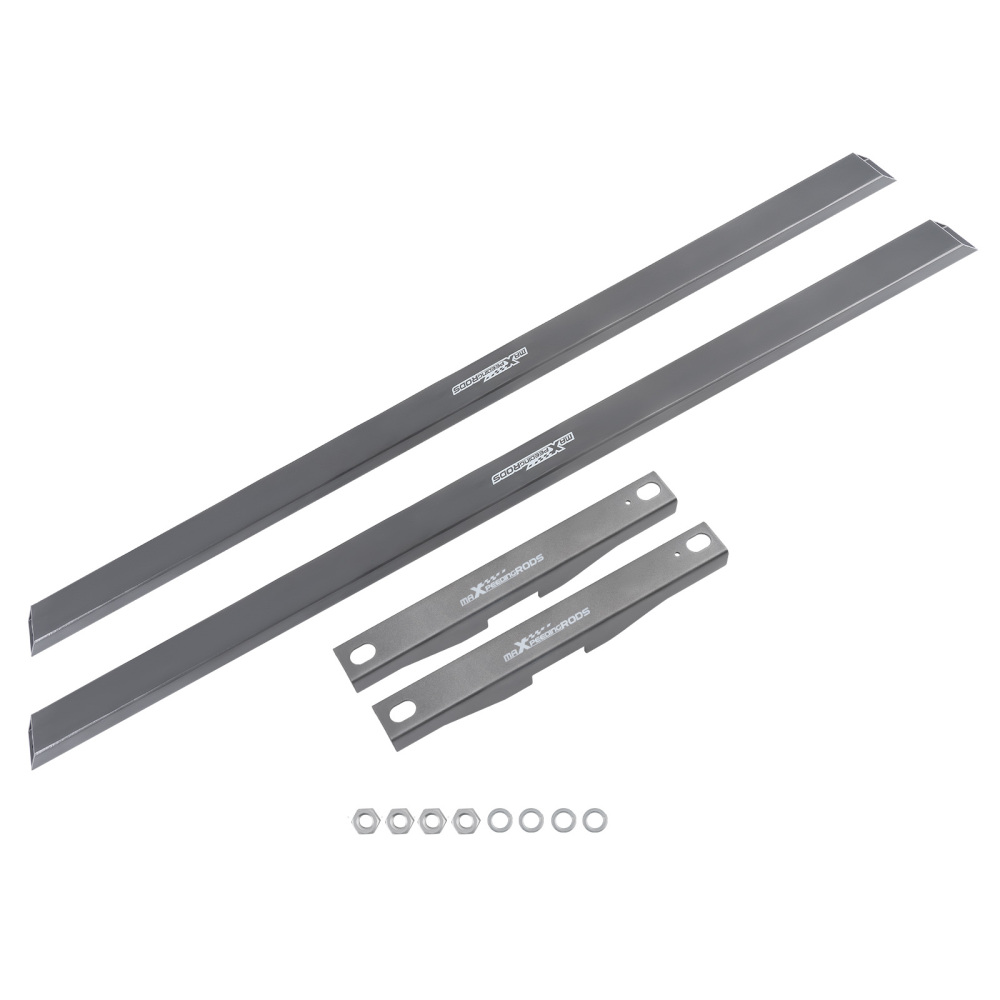 45 12 Gauge Square Subframe Connectors Weld In for 1979-04 compatible for Ford Mustang Cobra