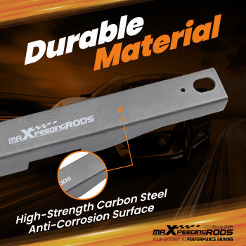 45 12 Gauge Square Subframe Connectors Weld In for 1979-04 compatible for Ford Mustang Cobra