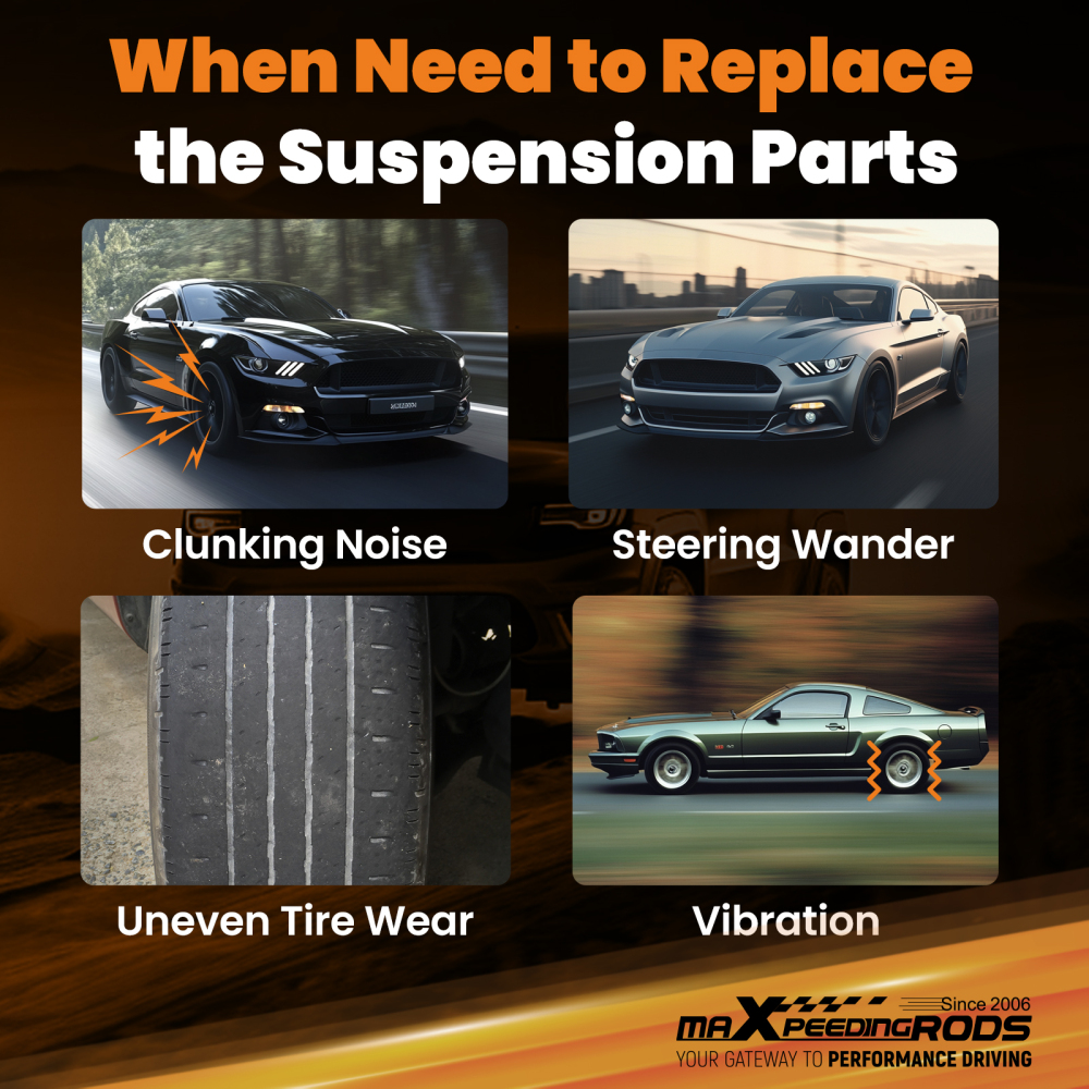 Rear UpperLower Control Arms Subframe Connectors compatible for Ford Mustang 79-04