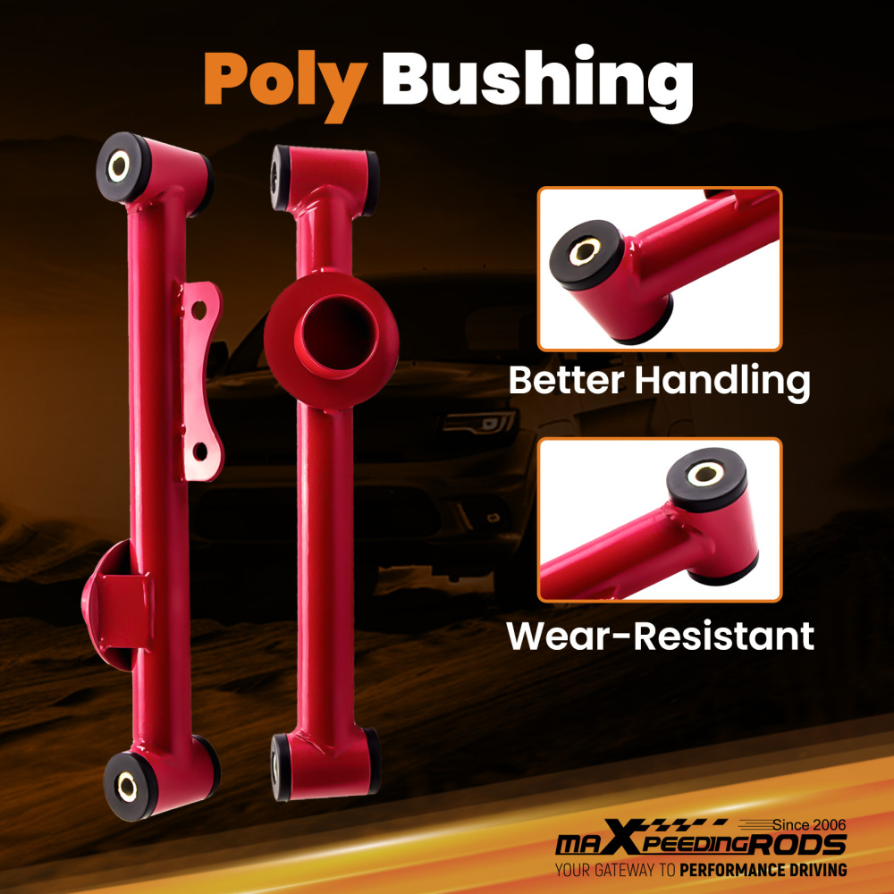 Rear UpperLower Control Arms Subframe Connectors compatible for Ford Mustang 79-04