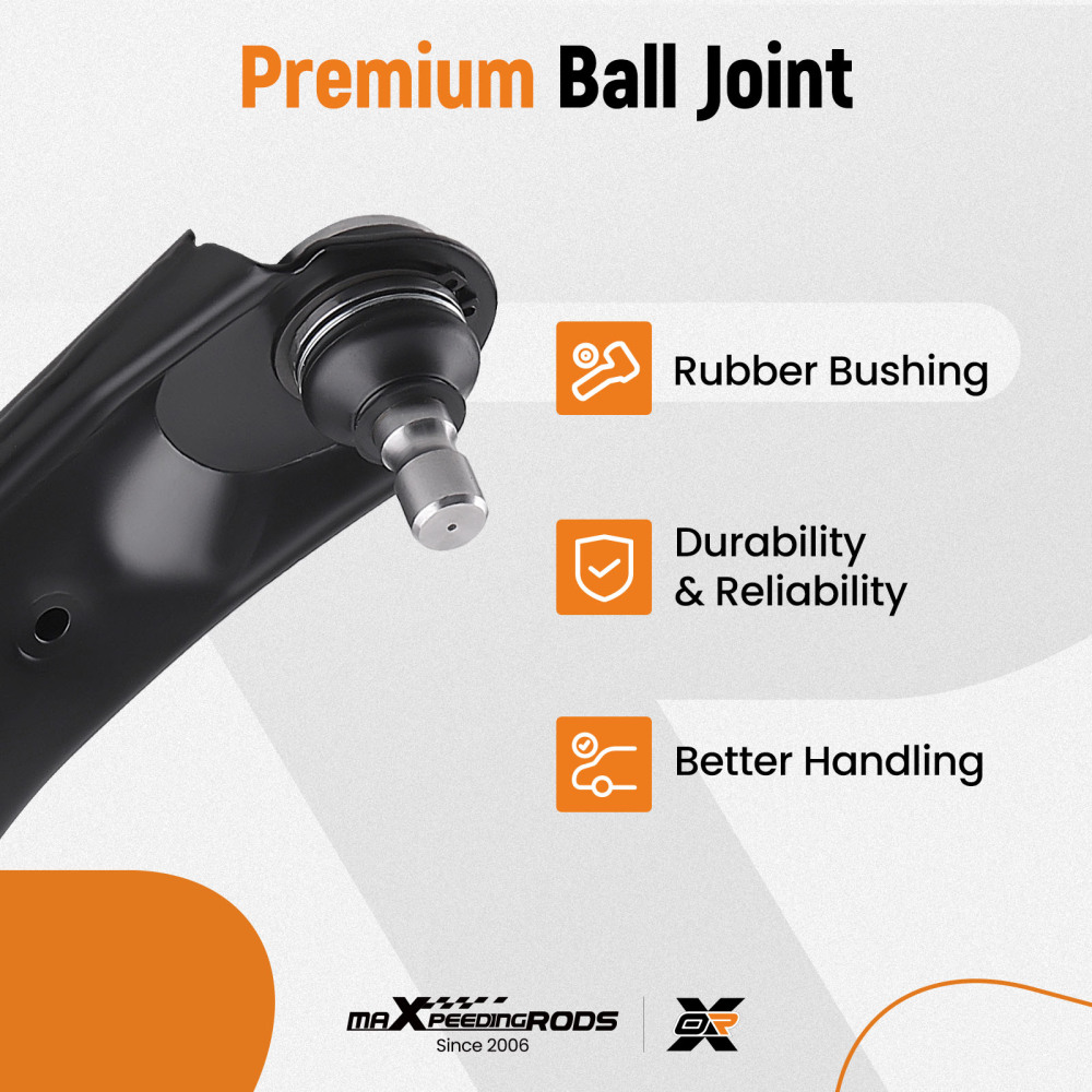 PAIR CONTROL ARMS W/ BALL JOINT FRONT compatible for MAZDA 3 BK compatible for MAZDA 5 CR19 CW LEFT&RIGHT