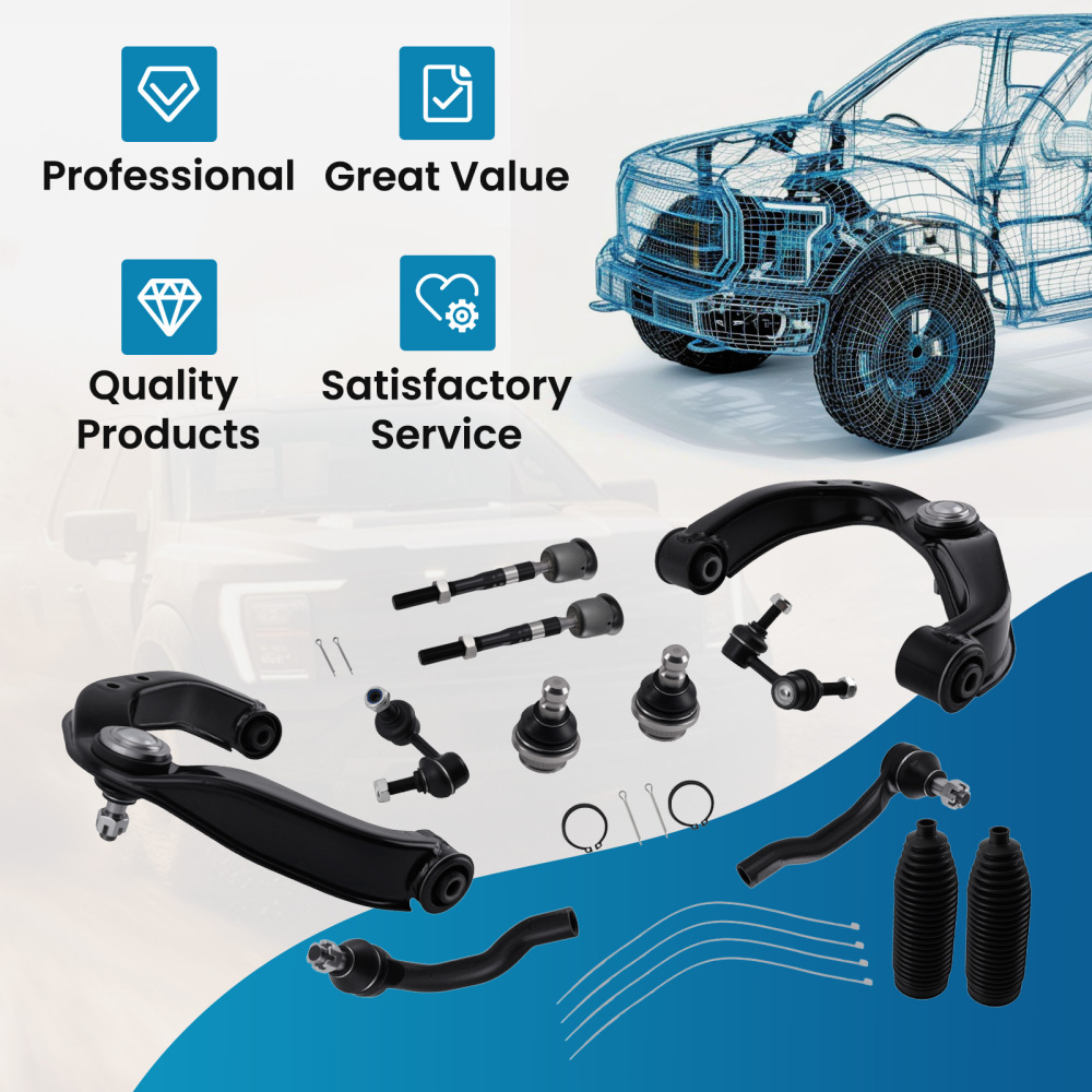 Front Upper Control Arms Suspension Kits compatible for Nissan Pathfinder Frontier Xterra