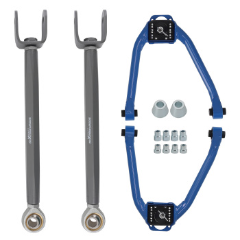 Adj. Front Upper Camber Arm Rear Toe Arm for 350Z 03-09 compatible for Infiniti G35 Coupe 03-07