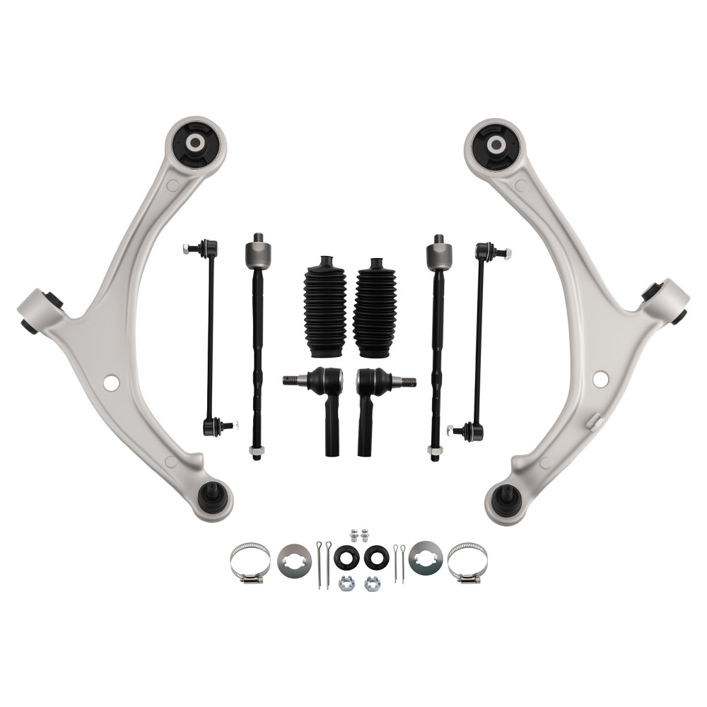10pcs Front Suspension Control Arms Kit compatible for Honda Odyssey 2011 2012 2013-2017