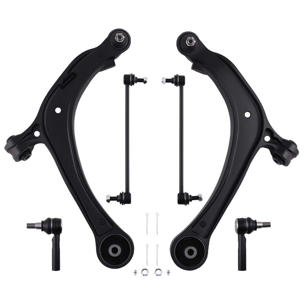 6pcs Front Lower Control Arms Suspension Kit compatible for Honda Odyssey 2011-2016 2017