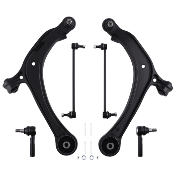 6pcs Front Lower Control Arms Suspension Kit compatible for Honda Odyssey 2011-2016 2017
