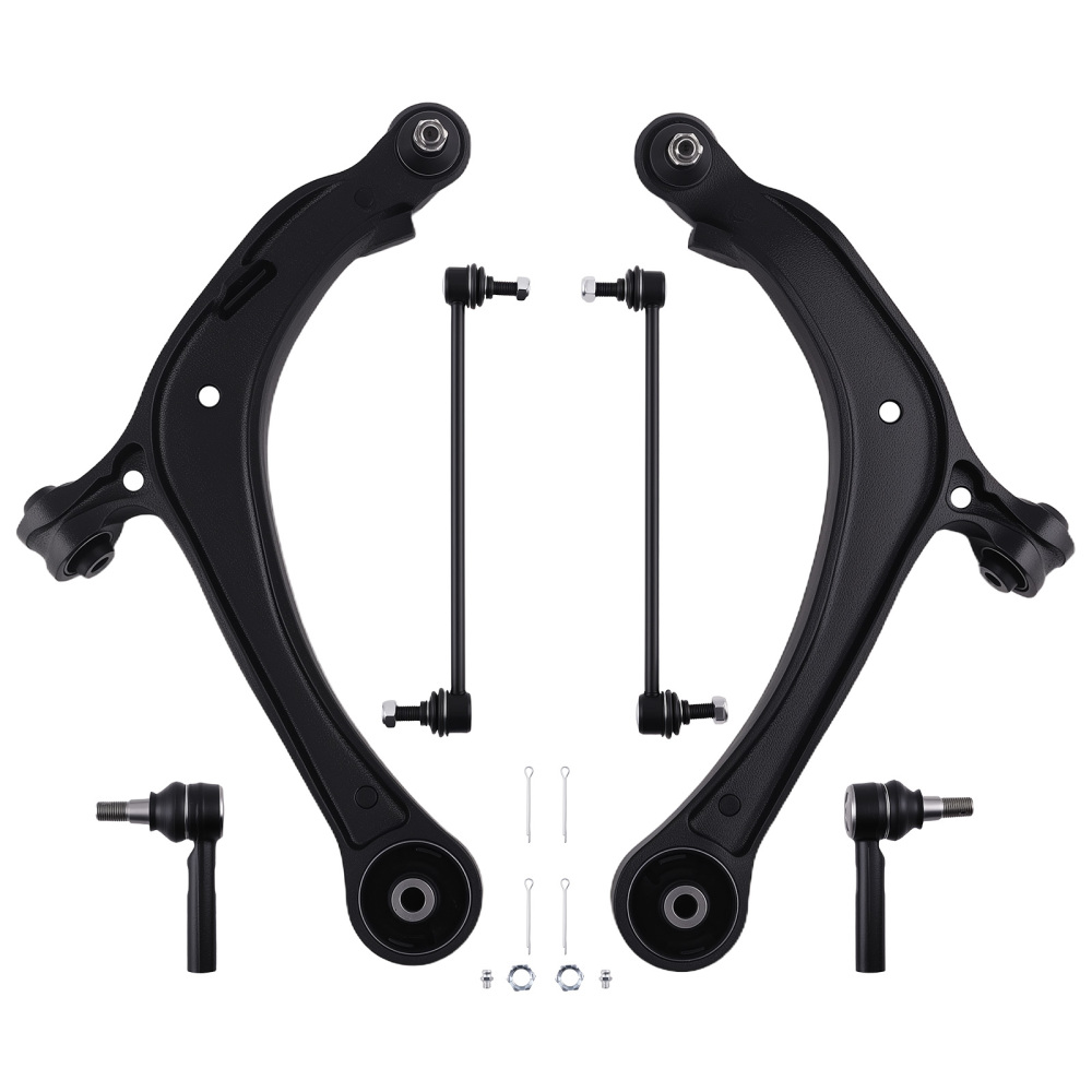 6pcs Front Lower Control Arms Suspension Kit compatible for Honda Odyssey 2011-2016 2017