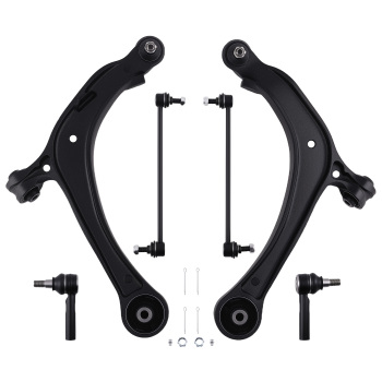 6pcs Front Lower Control Arms Suspension Kit compatible for Honda Odyssey 2011-2016 2017