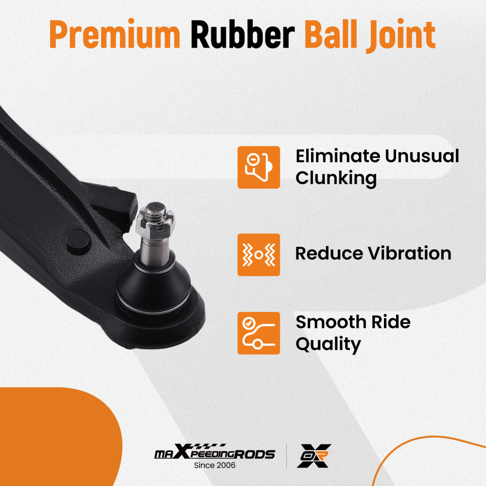 6pcs Front Lower Control Arms Suspension Kit compatible for Honda Odyssey 2011-2016 2017