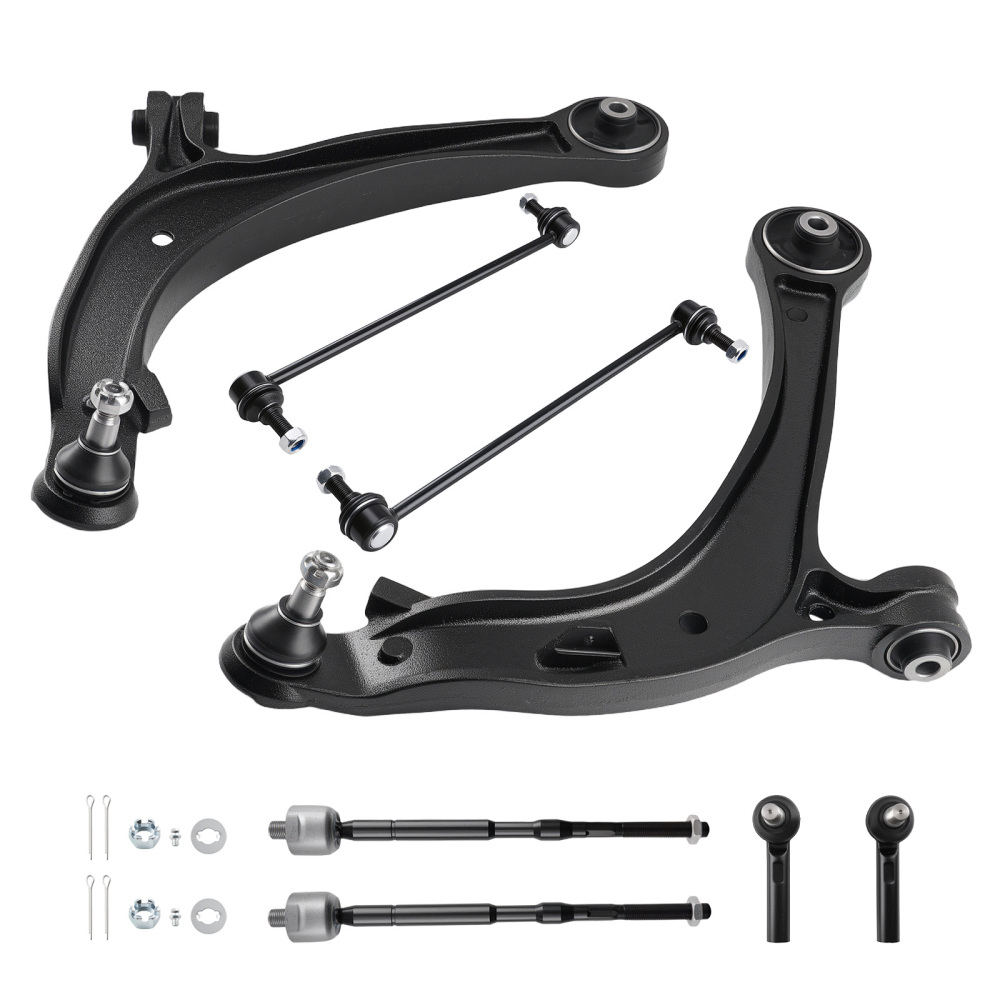 8x Front Lower Control Arms w/ Ball Joints for 2011 2012 2013-2017 compatible for Honda Odyssey