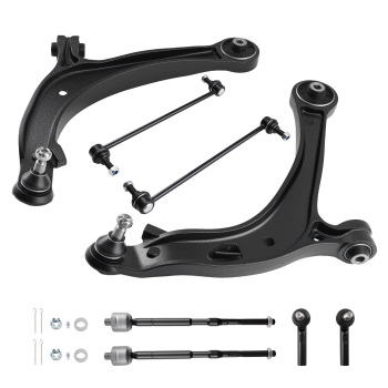 8x Front Lower Control Arms w/ Ball Joints for 2011 2012 2013-2017 compatible for Honda Odyssey