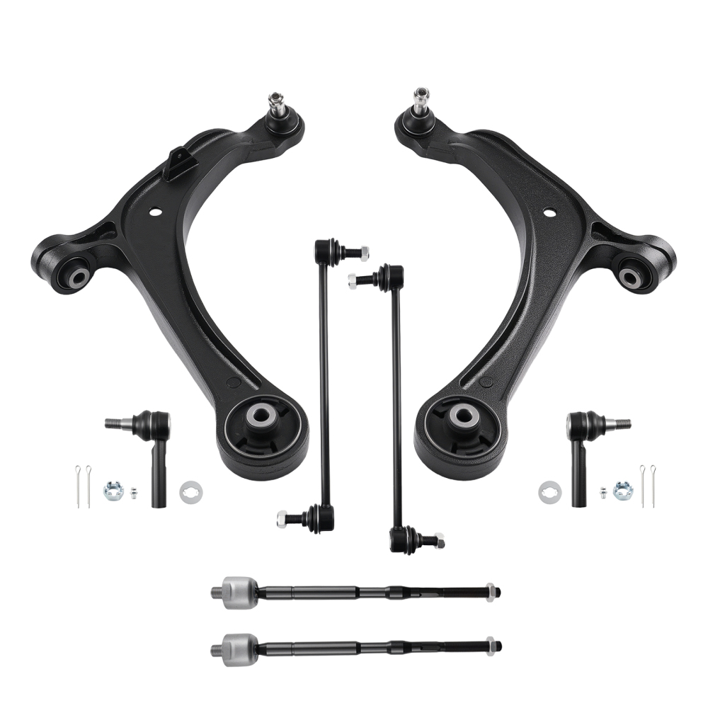 8x Front Lower Control Arms w/ Ball Joints for 2011 2012 2013-2017 compatible for Honda Odyssey