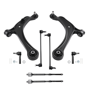 8x Front Lower Control Arms w/ Ball Joints for 2011 2012 2013-2017 compatible for Honda Odyssey