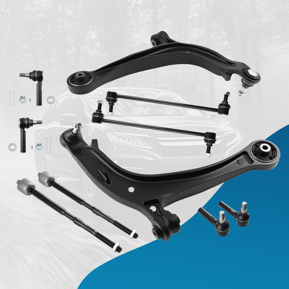 8x Front Lower Control Arms w/ Ball Joints for 2011 2012 2013-2017 compatible for Honda Odyssey