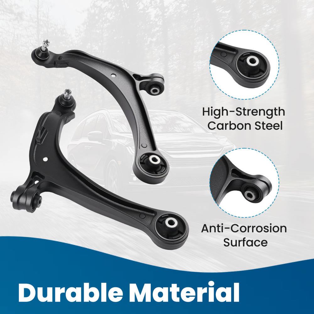 8x Front Lower Control Arms w/ Ball Joints for 2011 2012 2013-2017 compatible for Honda Odyssey