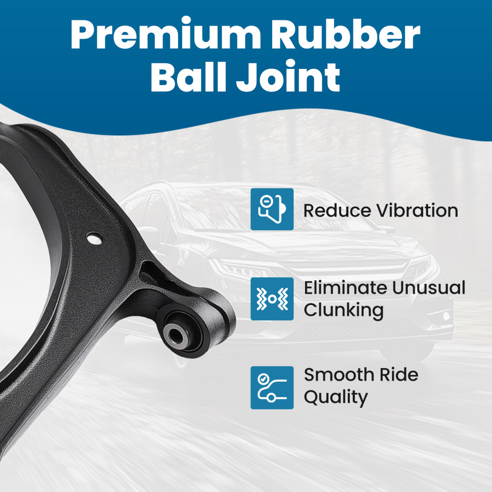 8x Front Lower Control Arms w/ Ball Joints for 2011 2012 2013-2017 compatible for Honda Odyssey