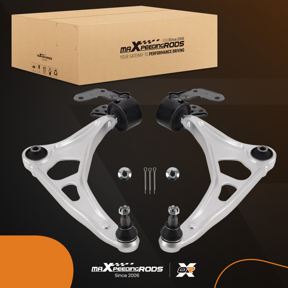 Set of 2 Front Lower Control Arms w/ Ball Joint For 2018-2023 compatible for Honda Odyssey