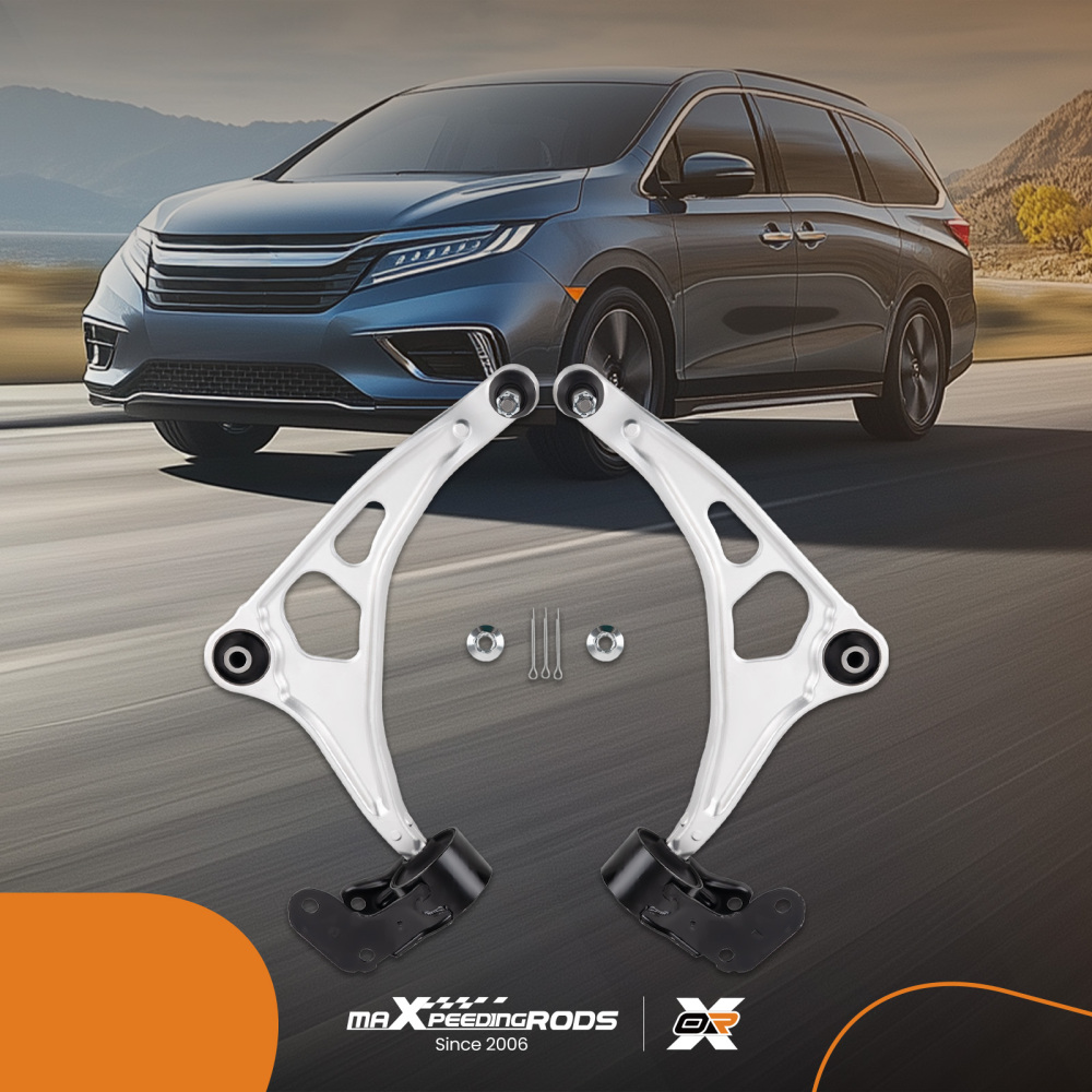 Set of 2 Front Lower Control Arms w/ Ball Joint For 2018-2023 compatible for Honda Odyssey