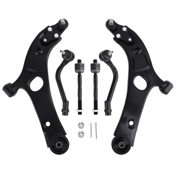 Front Lower Control Arm Tie Rod Ends compatible for Hyundai Azera Sonata compatible for Kia Cadenza Optima