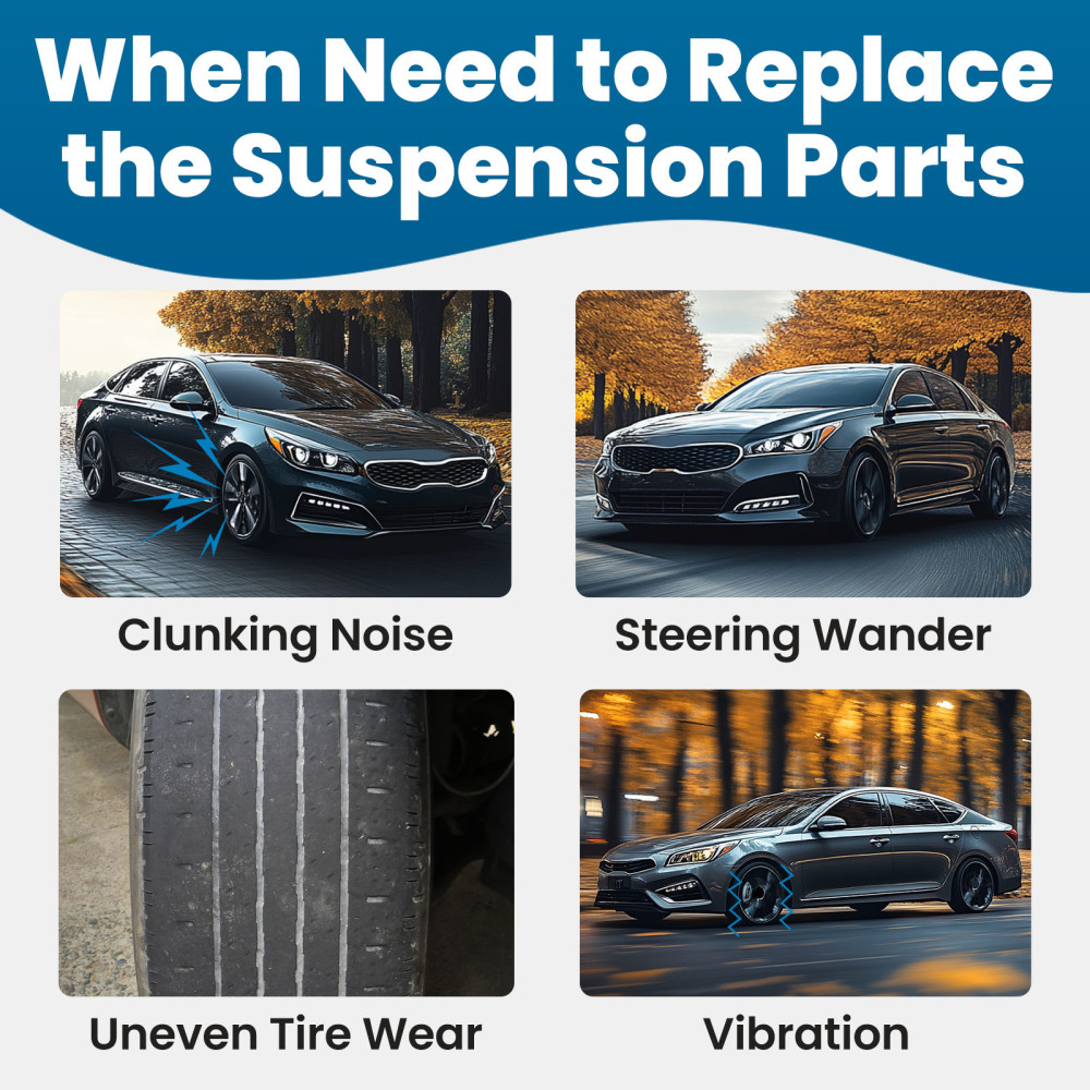 Front Right Lower Control Arm Ball Joint compatible for Kia Optima 2011-2016 compatible for Hyundai Sonata