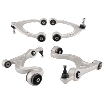 4PCS Front Control Arms Upper + Lower For 2010 2011 2012 2013 PorschePanamera