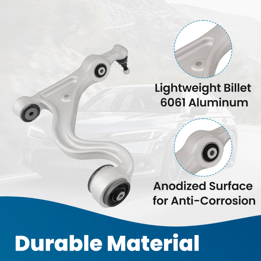 4PCS Front Control Arms Upper + Lower For 2010 2011 2012 2013 PorschePanamera