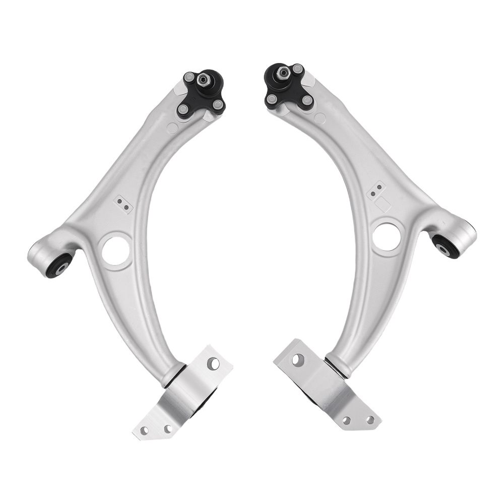 Front Lower Control Arms + Ball Joints + Sway Bar Links compatible for VW Passat Tiguan CC