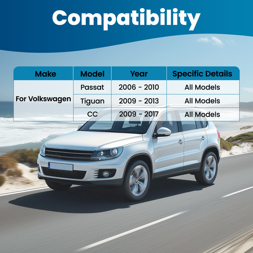 Front Lower Control Arms + Ball Joints + Sway Bar Links compatible for VW Passat Tiguan CC