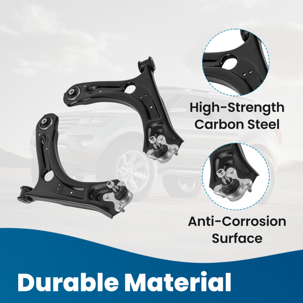 Front Suspension Control Arms Pair for 2012-2021 compatible for Volkswagen Passat Beetle compatible for FWD