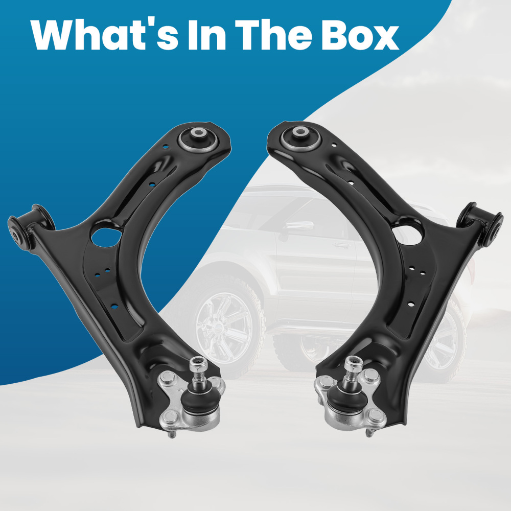 Front Suspension Control Arms Pair for 2012-2021 compatible for Volkswagen Passat Beetle compatible for FWD
