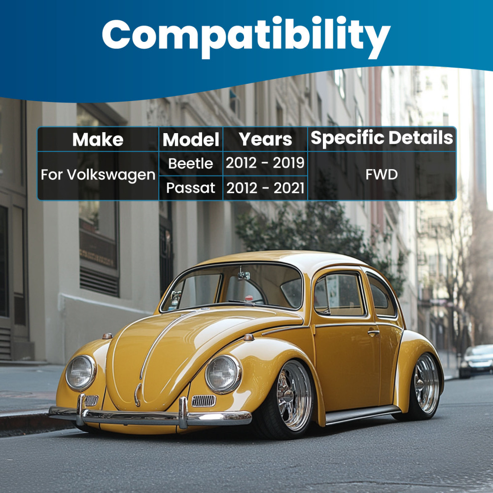 Front Suspension Control Arms Pair for 2012-2021 compatible for Volkswagen Passat Beetle compatible for FWD
