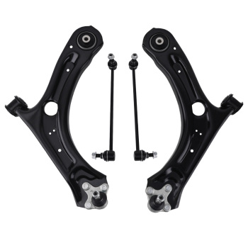 Front Suspension Control Arm w/ Ball Joint Sway Link compatible for Volkswagen Passat 12-21