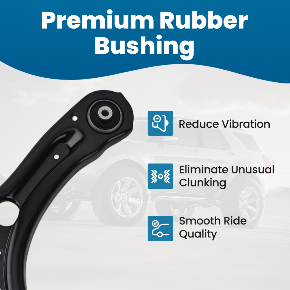 Front Suspension Control Arm w/ Ball Joint Sway Link compatible for Volkswagen Passat 12-21