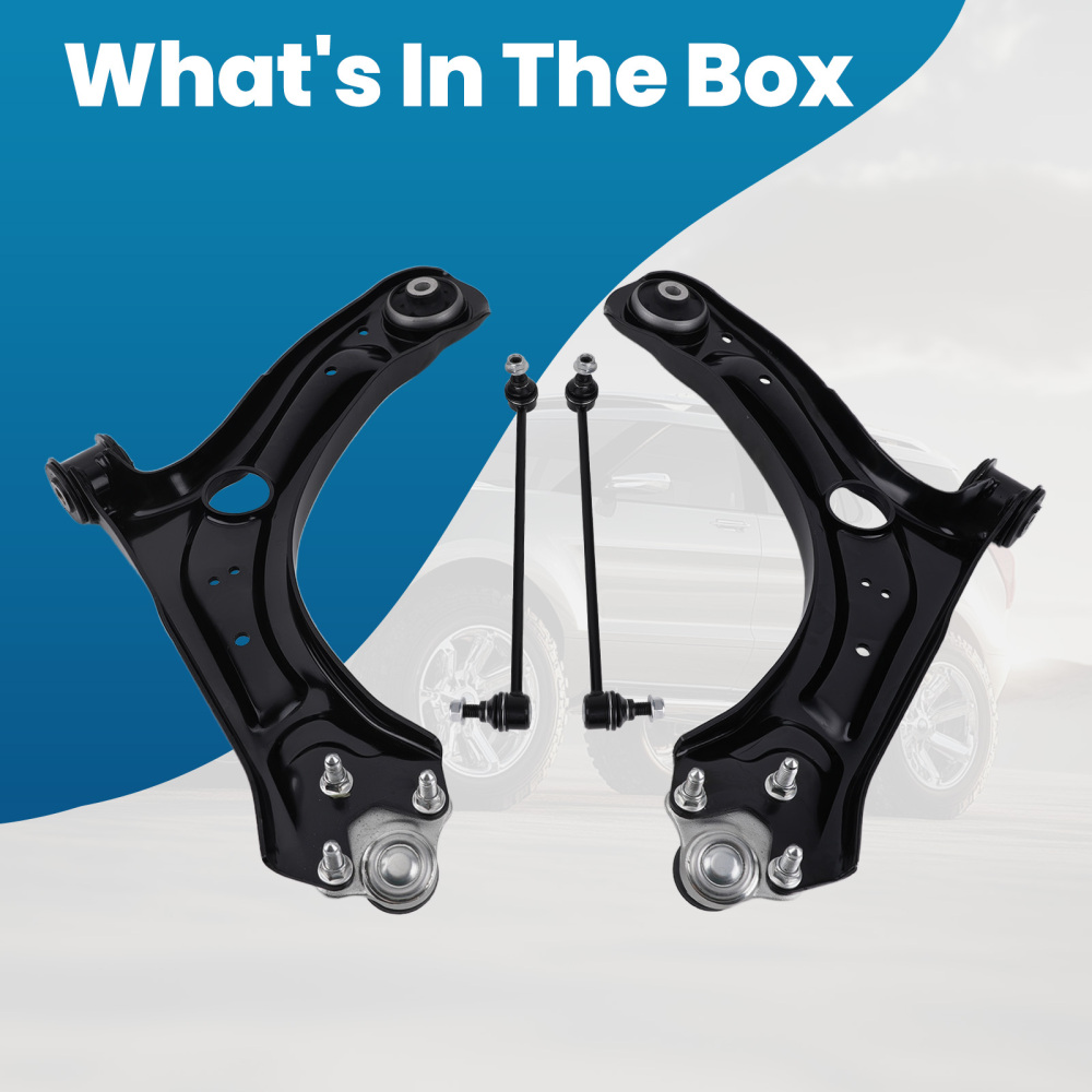 Front Suspension Control Arm w/ Ball Joint Sway Link compatible for Volkswagen Passat 12-21