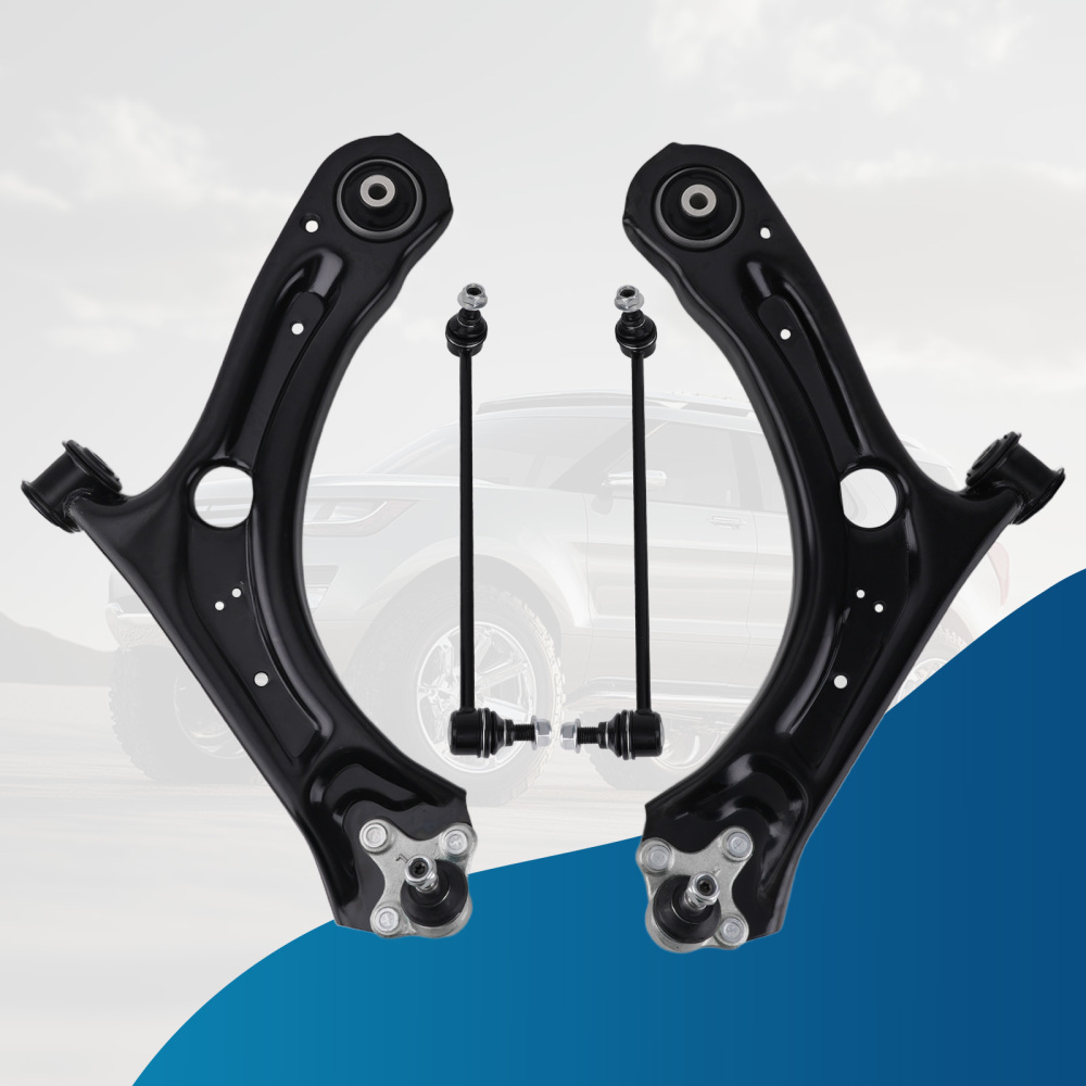 Front Suspension Control Arm w/ Ball Joint Sway Link compatible for Volkswagen Passat 12-21