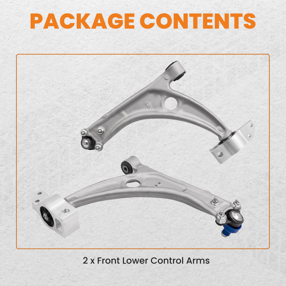 Compatible for Vw Passat Mk5 2005 Front Lower Suspension Wishbone Control Arms Landr X2 suspension arms