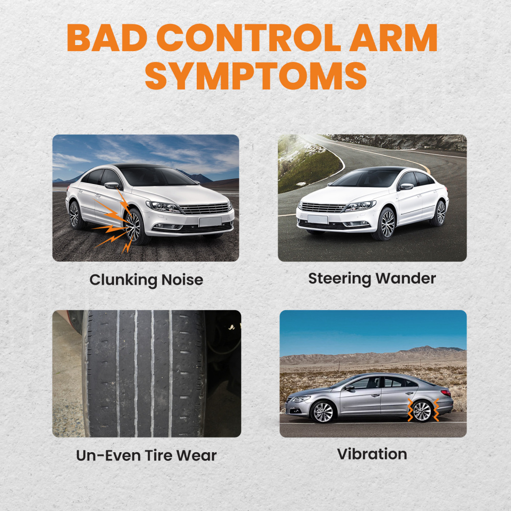 Compatible for Vw Passat Mk5 2005 Front Lower Suspension Wishbone Control Arms Landr X2 suspension arms