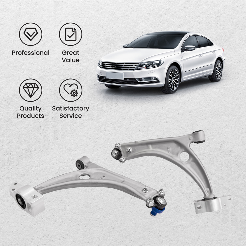 Compatible for Vw Passat Mk5 2005 Front Lower Suspension Wishbone Control Arms Landr X2 suspension arms