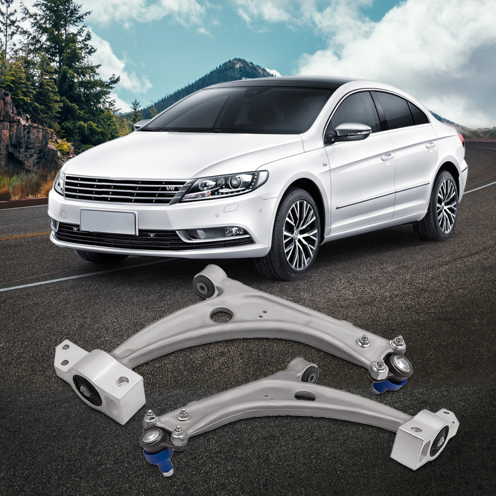 Compatible for Vw Passat Mk5 2005 Front Lower Suspension Wishbone Control Arms Landr X2 suspension arms