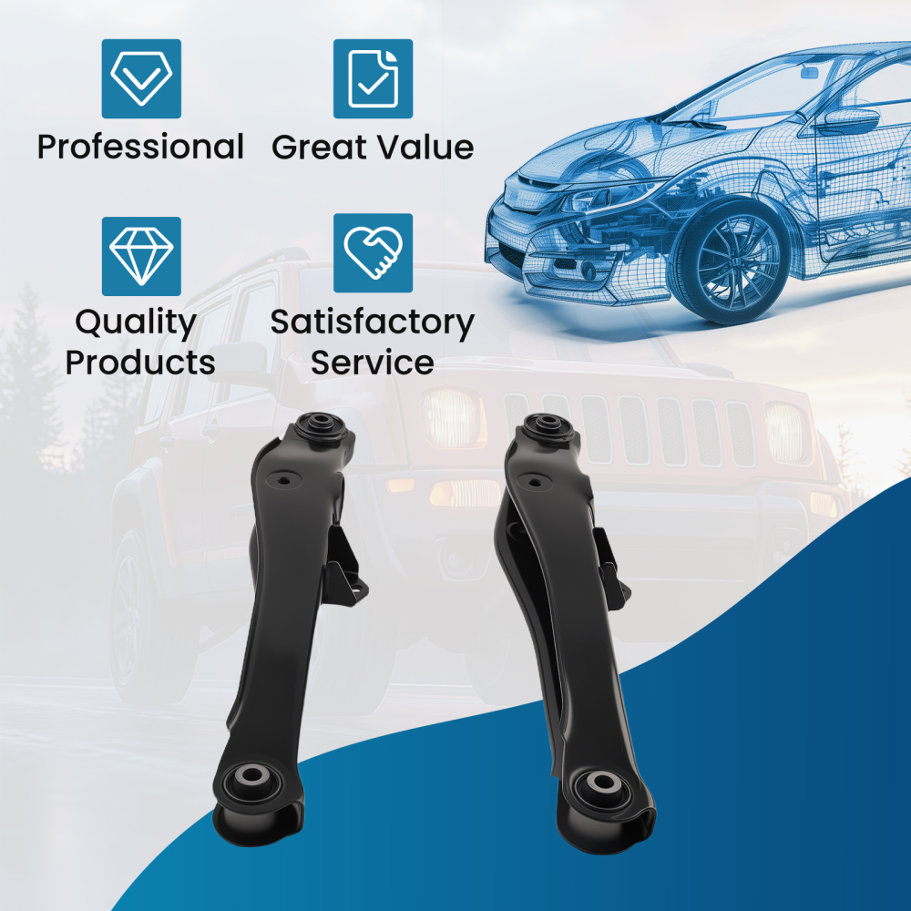 Rear Lower Control Arm Assembly compatible for Dodge Caliber compatible for Jeep Compass Patriot MS251007