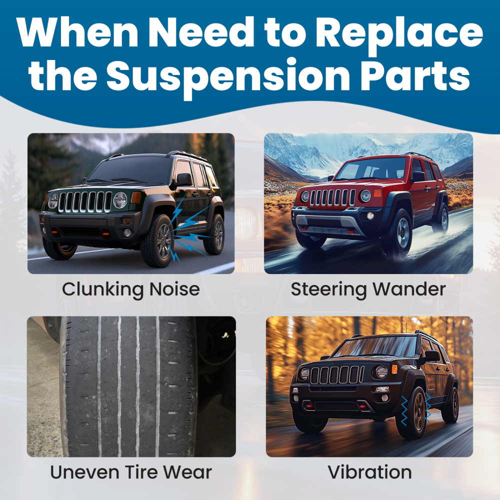 Rear Lower Control Arm Assembly compatible for Dodge Caliber compatible for Jeep Compass Patriot MS251007