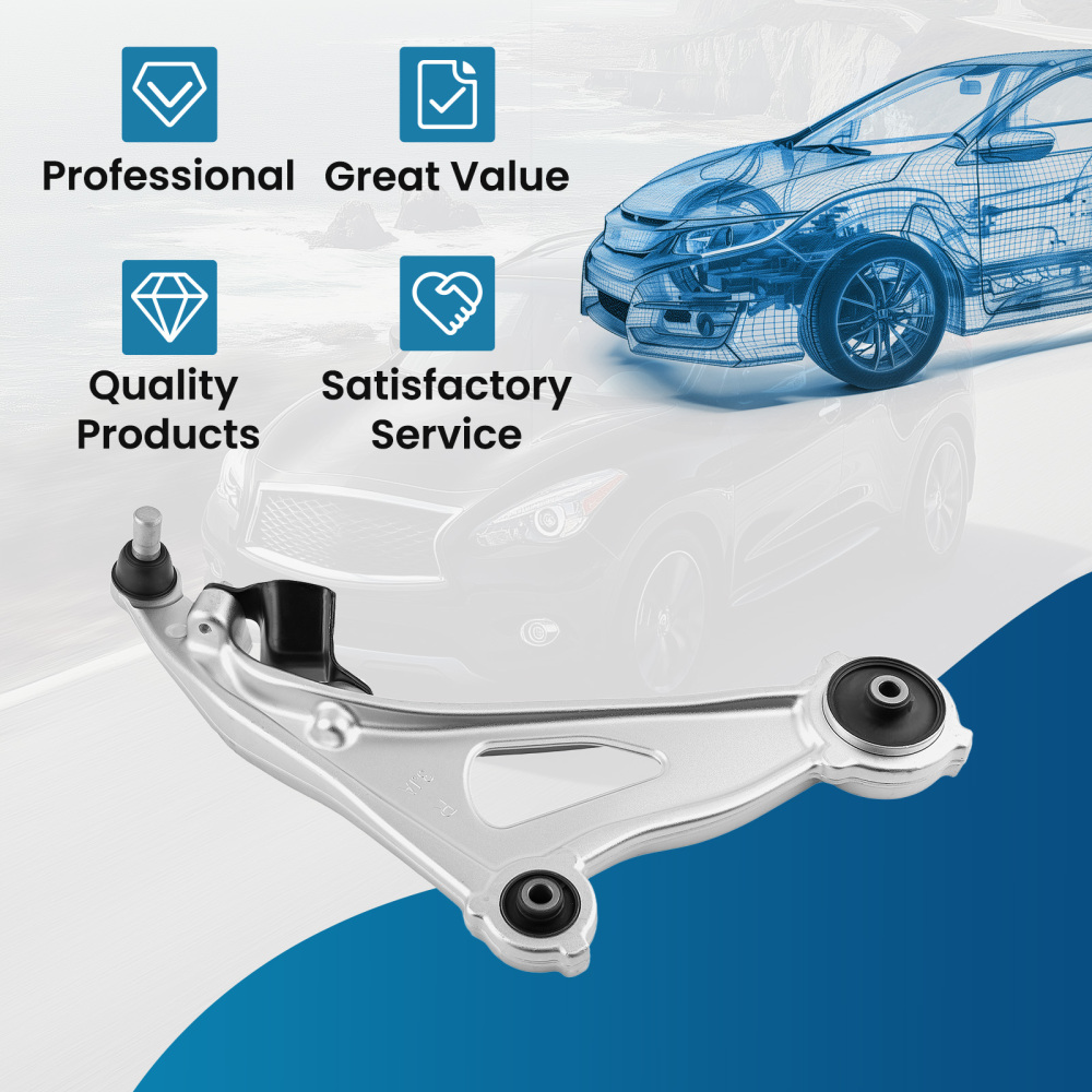 Front Right Lower Control Arm w/ Ball Joint for 2013-2019 compatible for Nissan Pathfinder QX60