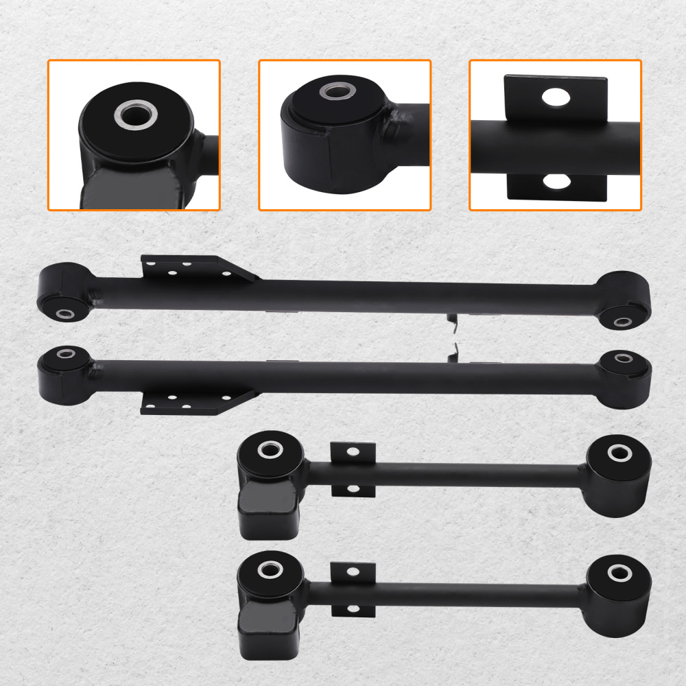 Compatible for Nissan Pathfinder QX4 551102W110 Trailing Control Arm Rear Upper and Lower Kit 