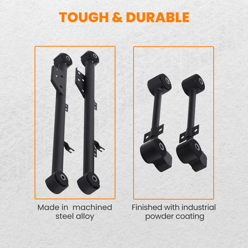 Compatible for Nissan Pathfinder QX4 551102W110 Trailing Control Arm Rear Upper and Lower Kit 