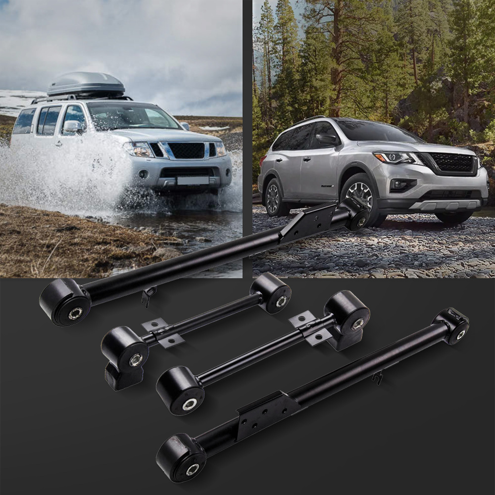 Compatible for Nissan Pathfinder QX4 551102W110 Trailing Control Arm Rear Upper and Lower Kit 